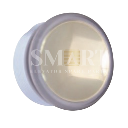 BOUTON INOX POLI LUM.VERT