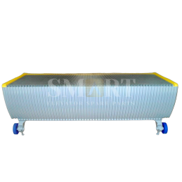 MARCHE ALU 1000MM,INSERT JAUNE